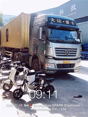 Một container được vận chuyển đến Mozambique