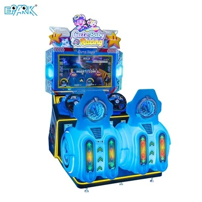 Máy trò chơi mô phỏng đua xe trẻ em dễ thương Racing Kids