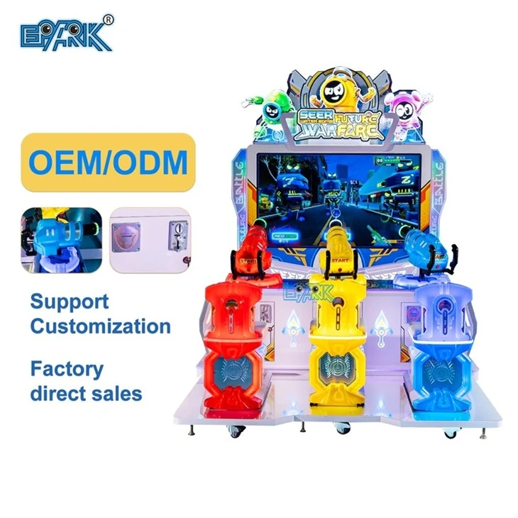 3-Player Future Warfare Shooting Game Machine factory